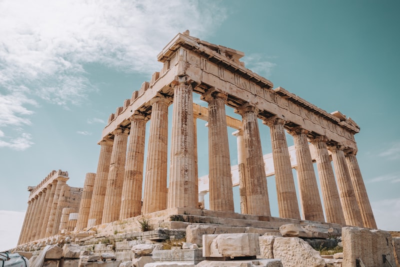 The Parthenon atop the Acropolis in Athens, Greece — symbol of the rising power that triggered the world's first documented power trap