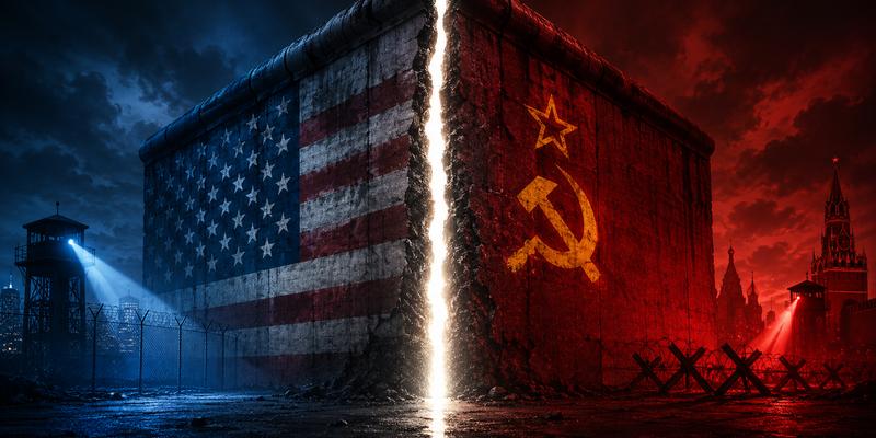 Cold War divide — nuclear deterrence prevented direct US-Soviet conflict