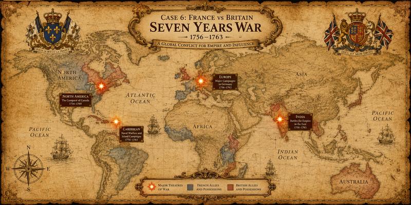 The Seven Years War — the first truly global conflict spanning multiple continents
