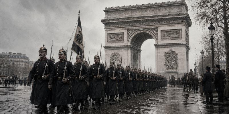 Prussian forces in Paris — the Franco-Prussian War unified Germany through conquest